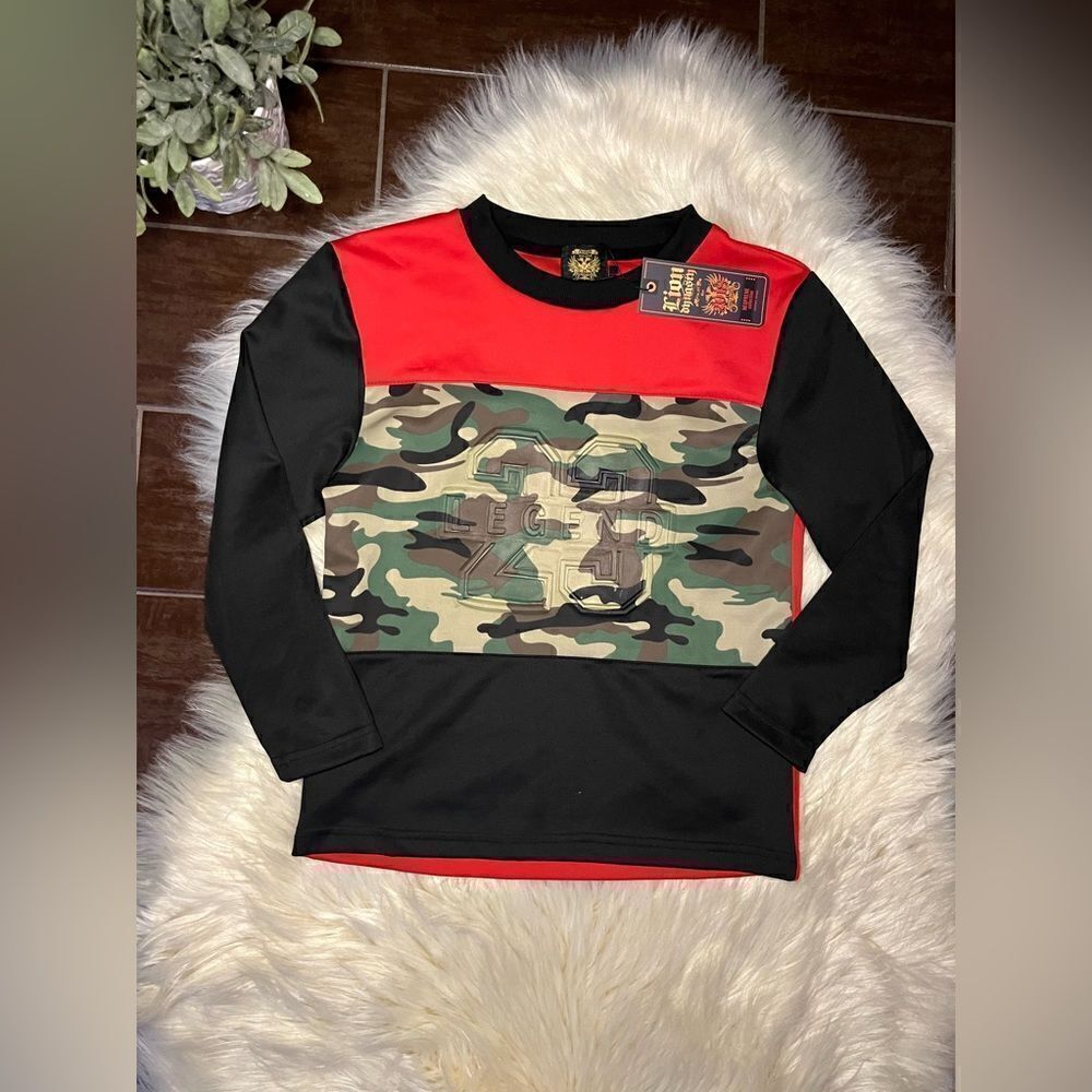 Lion Dynasty legend 23 camo shirt sz 7